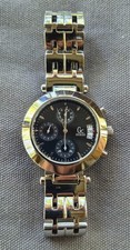 Guess GC7000 Quartz Analog Black Dial Chronograph Wristwatch new battery