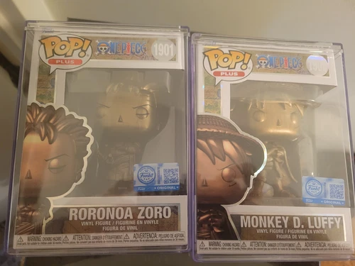 Funko POP! One Piece Bronze Statue Monkey D Luffy 1900 & Roronoa Zoro 1901 duo
