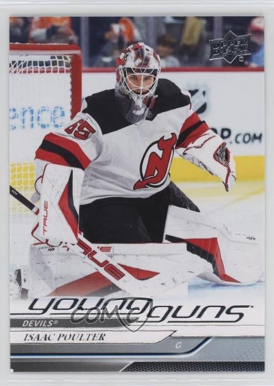 2024-25 Upper Deck Series 2 Young Guns Isaac Poulter #494 4vy