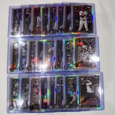 2025 Topps Chrome Update Baseball Sepia Refractor 24-Cards Lot