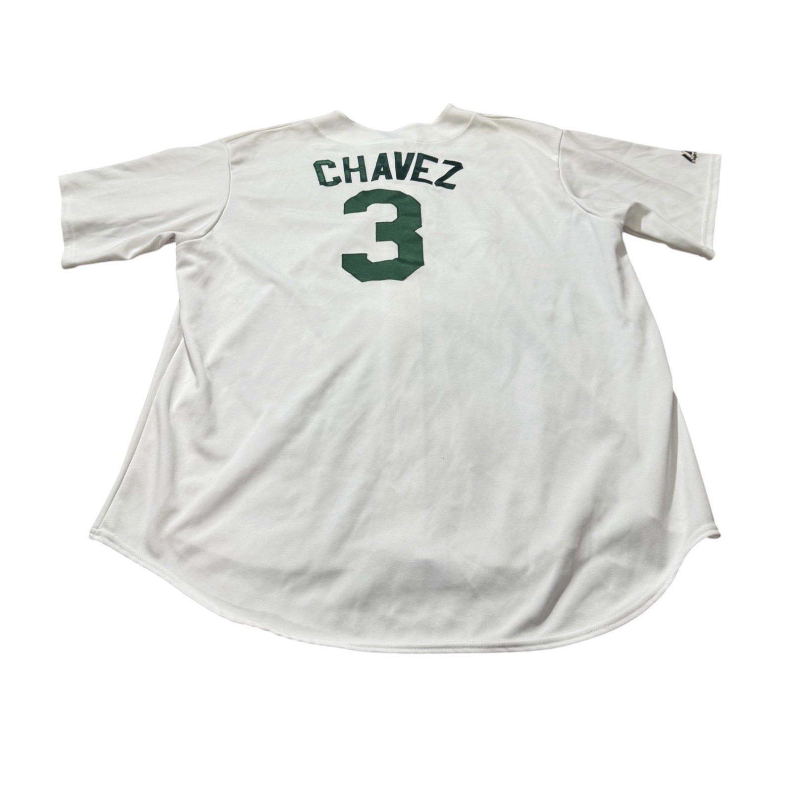 Vintage Oakland Athletics Eric Chavez #3 Jersey Size 3XL Made In USA
