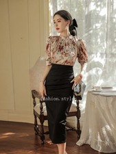 Office Dresses Size 4-12 for Women Work Business Formal Midi Floral Sheath New