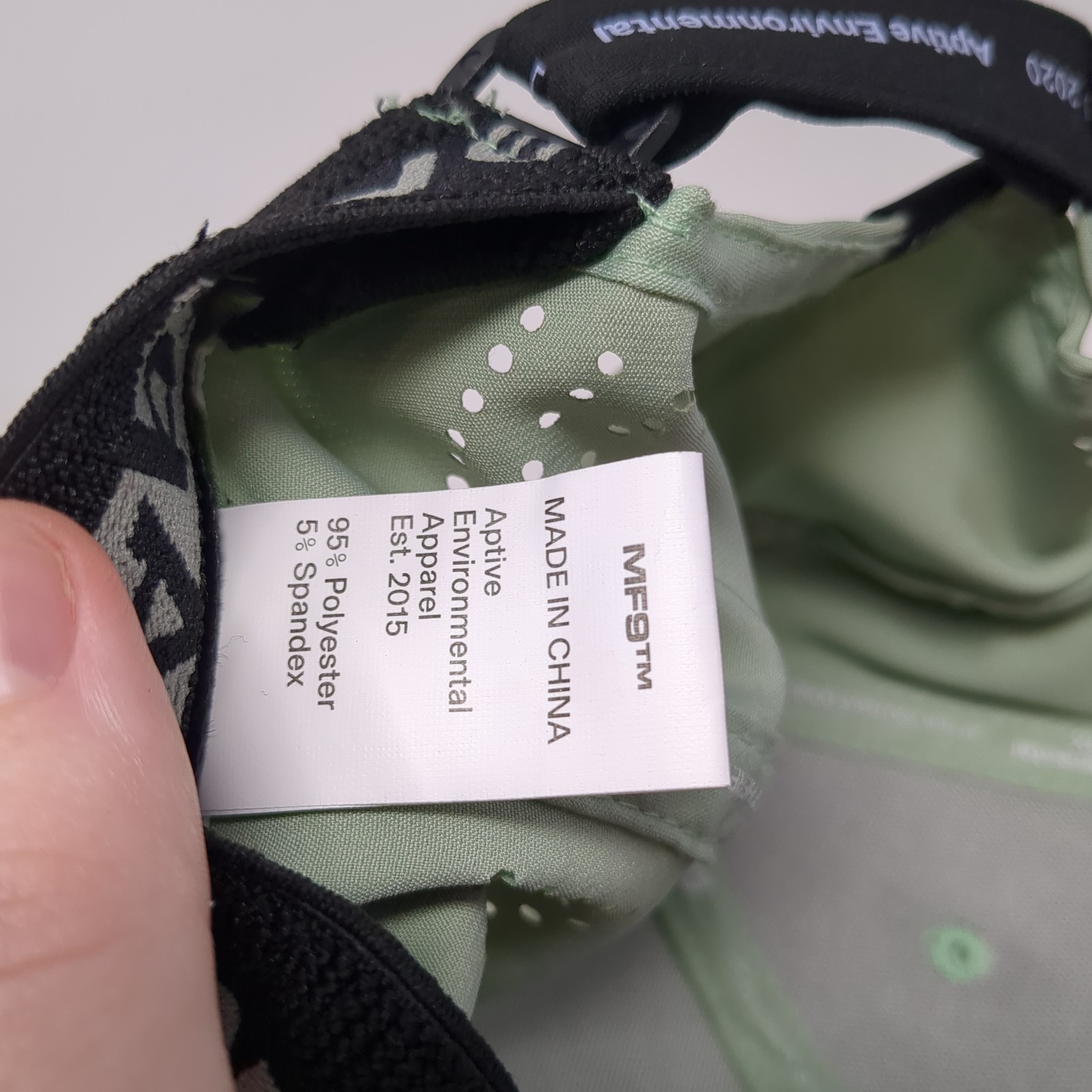 Aptive Strapback Baseball Cap Green One Size Adju… - image 10