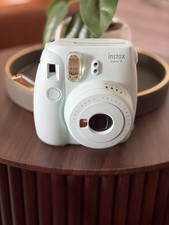 Fujifilm Instax Mini 9 Instant Camera Ice Blue Built-In Flash Automatic Exposure