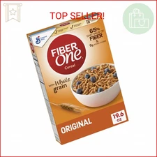Fiber One Cereal, Original Bran, High Fiber Cereal Made with Whole Grain, 19.6 o
