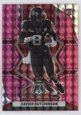 2023 Panini Mosaic Draft Picks Pink Prizm 21/25 Xavier Hutchinson #20 0t3i