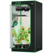 VIVOSUN S276 Growzelt 80x80x160cm Growbox Gewächshaus Grow tent Growschrank
