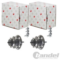 2X NK RADLAGER-SATZ Hinten Passend FÜR Daihatsu Charade Toyota Ractis Yaris