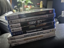 Playstation/Nintendo Wii Bundle - Mario/Kong/Resident Evil image