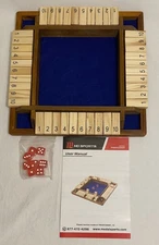 Tabletop Family Board Game Shut The Box Dice Game COMPLETE Barrington NIB