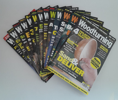 2007 Woodturning Magazine Complete Year 13 Issues 170-182 GMC Publications