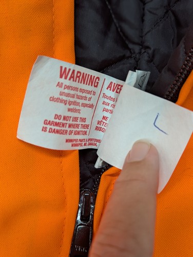 Mono con tirantes aislado Natural Habitat para hombre naranja brillante talla XL caza Canadá - Imagen 5 de 15