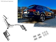  Racing-Anlage Audi A4 B8 8K quattro 2.0l inkl. S-Line je 1x100mm doppelwand
