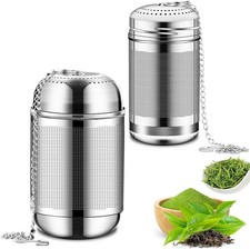 2PCS Stainless Steel Tea Infuser for Loose Tea Extra Fine Mesh Tea Infuser Lo...
