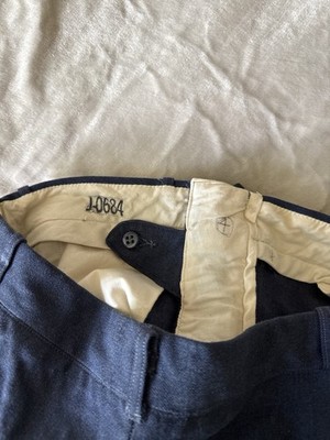 Vintage 40s 50s Navy Wool Pants Trousers USN Military | eBay