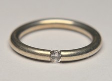 925 STERLING SILVER RING WITH GEMSTONE