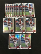 Jay Allen (14) 2022 Bowman Chrome Prospects BDC-192 Reds + Sapphire REDS
