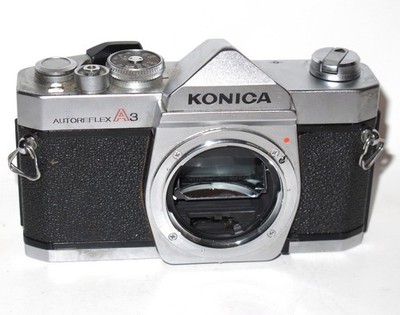 Vintage Konica Autoreflex A3 SLR Camera w/ Lens - Sold As Is/Parts or Repair