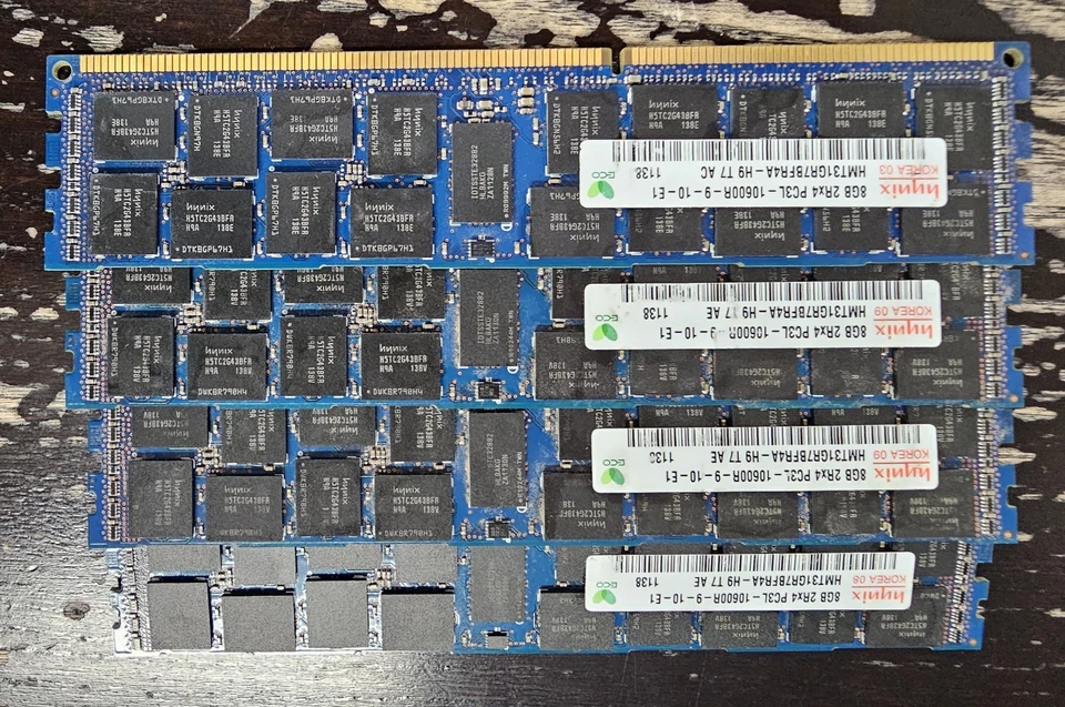 Lote de 58- SK Hynix 8GB 2Rx4 PC3L-10600R Servidor RAM Memoria 464GB ¡ENVÍO GRATUITO! Foto 3 de 4