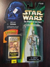 1998 Star Wars Power of the Force C-3PO with Removable Arm  Flashback Photo