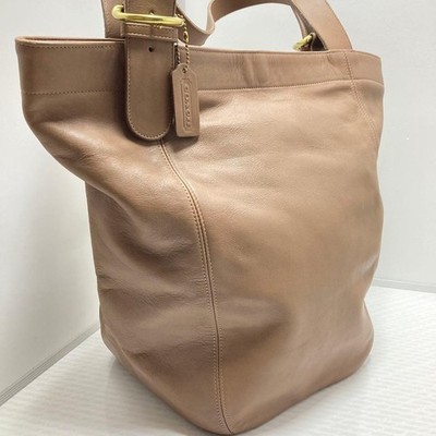Coach Soho Bag 4082 Putty Leather Vintage Rare Tote Women