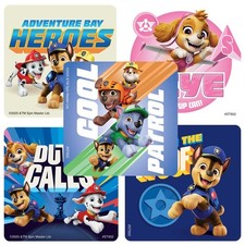 25 Paw Patrol Stickers, 2.5" x 2.5" each, Party Favors