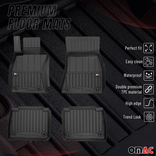 Alfombrillas premium OMAC para Lexus LS460 2007-2017 de alta resistencia para todo tipo de clima 4 un. - Imagen 2 de 12