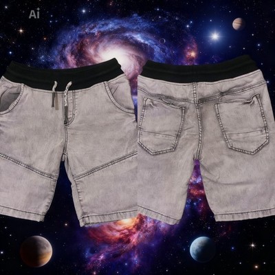 Chapter Young Jungen Shorts Jeans Grau   Gr. 146