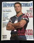 Adam Vinatieri #4 New England Patriots Signed Improper Bostonian Magazine - COA