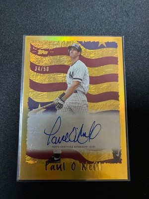Limited to 50 pieces!! ️ Paul O’Neill autograph card