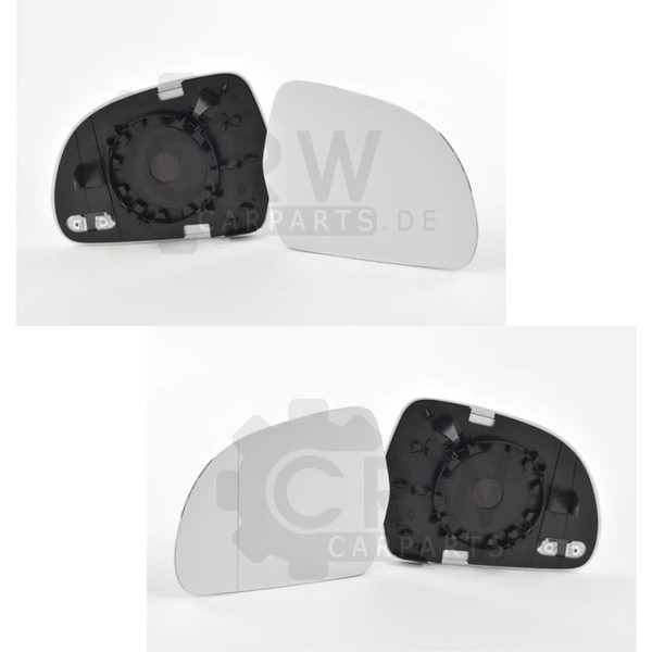 AußEnspiegel Ersatzglas Set FüR Audi TT (8J) Bj. 10/06-> Mit TräGerplatte-image