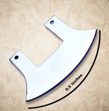 CUSTOM HANDMADE 440C STAINLESS STEEL CHEF KNIVE ULU KNIFE BLANK BLADE