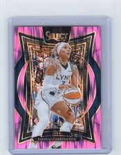 2025 Panini Select WNBA DiJonai Carrington #68 Pink Shock
