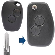 Klapp Schlüssel Gehäuse UMBAU für Dacia DOKKER LOGAN Renault CLIO TWINGO MASTER
