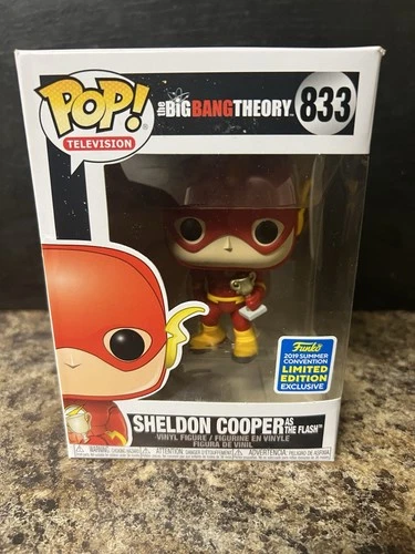 Funko Pop! The Big Bang Theory #833 Sheldon Cooper as the Flash SDCC 2019 Summer