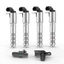 VVT Solenoid Camshaft Crankshaft Position Sensor Kit for Chevy GMC Buick 3.6L V6