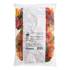 Albanese Large Assorted Fruit Gummi Worms 5 lb.