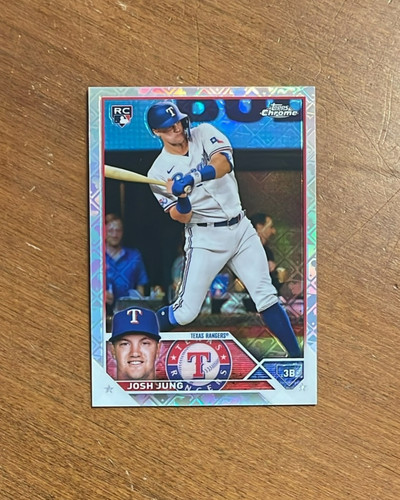 Josh Jung [Red] #93 2023 Topps Chrome card