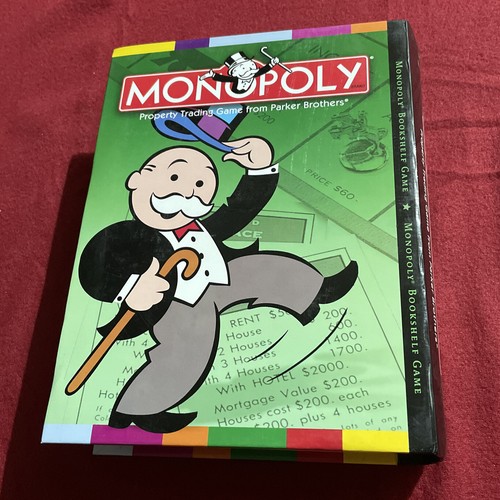 Monopoly Bookshelf Edition Board Game 2006 Complete Parker Brothers - NEW - Picture 2 of 4