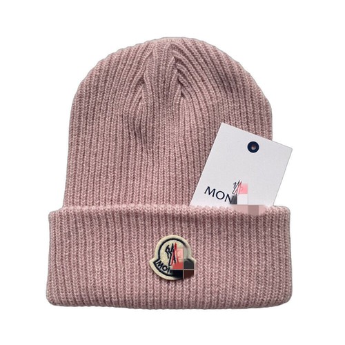 Unisex Men Women Winter Warm Monclers Hat Wooly Knitted Beanie Hat Ski Skull Cap - Picture 7 of 21