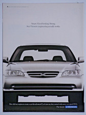 2002 Honda Accord Vintage Smart Good Looking Strong Original Print Ad 8.5 x 11"