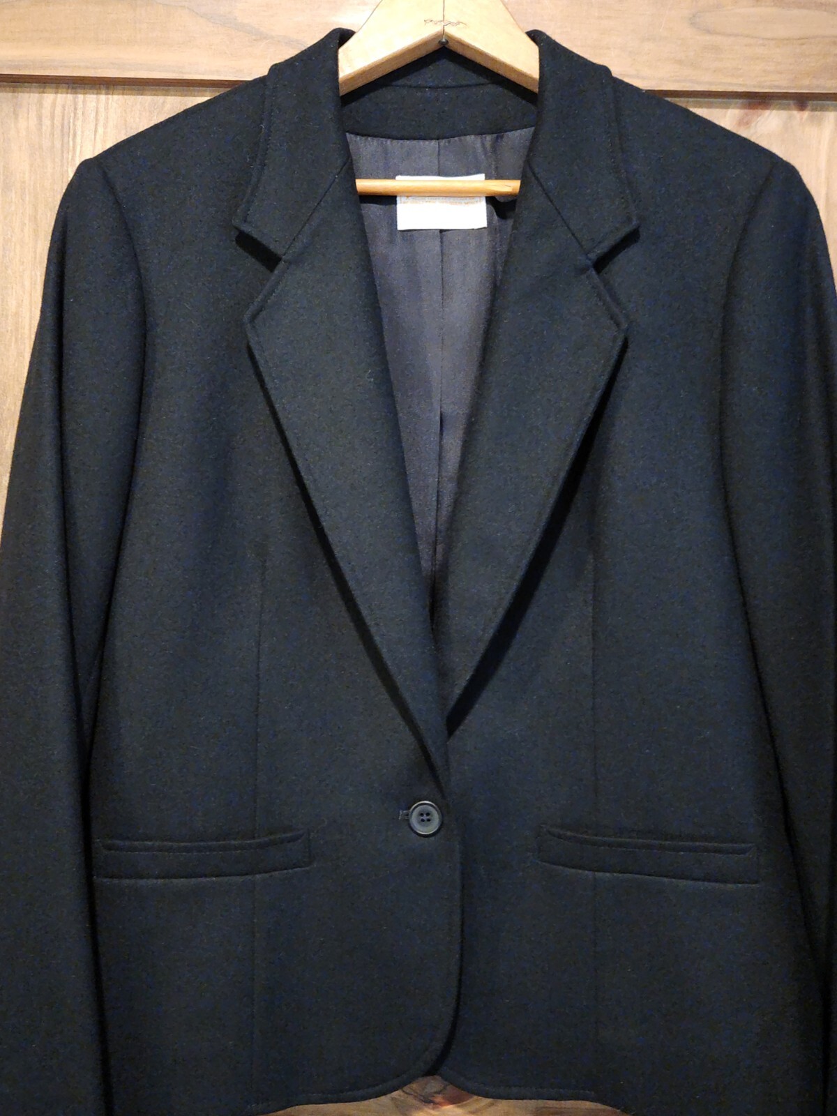 Pendleton Virgin Wool Blazer Black Jacket Womens … - image 4