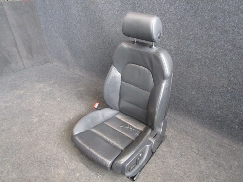 LEDER Fahrersitz elektrisch Audi A6 4F Sport Sitz vorne Ausstattung schwarz