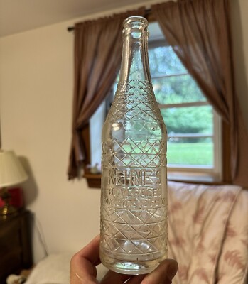 Art Deco Soda Bottle Kehne s Beverages Frederick MD Maryland 1937 12 Oz Embossed