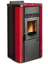 Stufa a pellet NORDICA EXTRAFLAME Karolina  colore bordeaux
