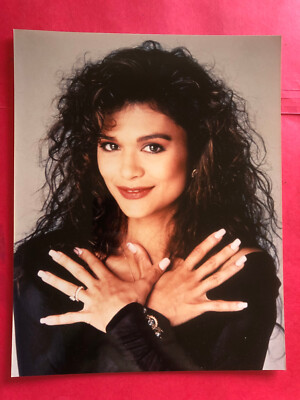 Nia Peeples COLOR C U, original vintage press headshot photo