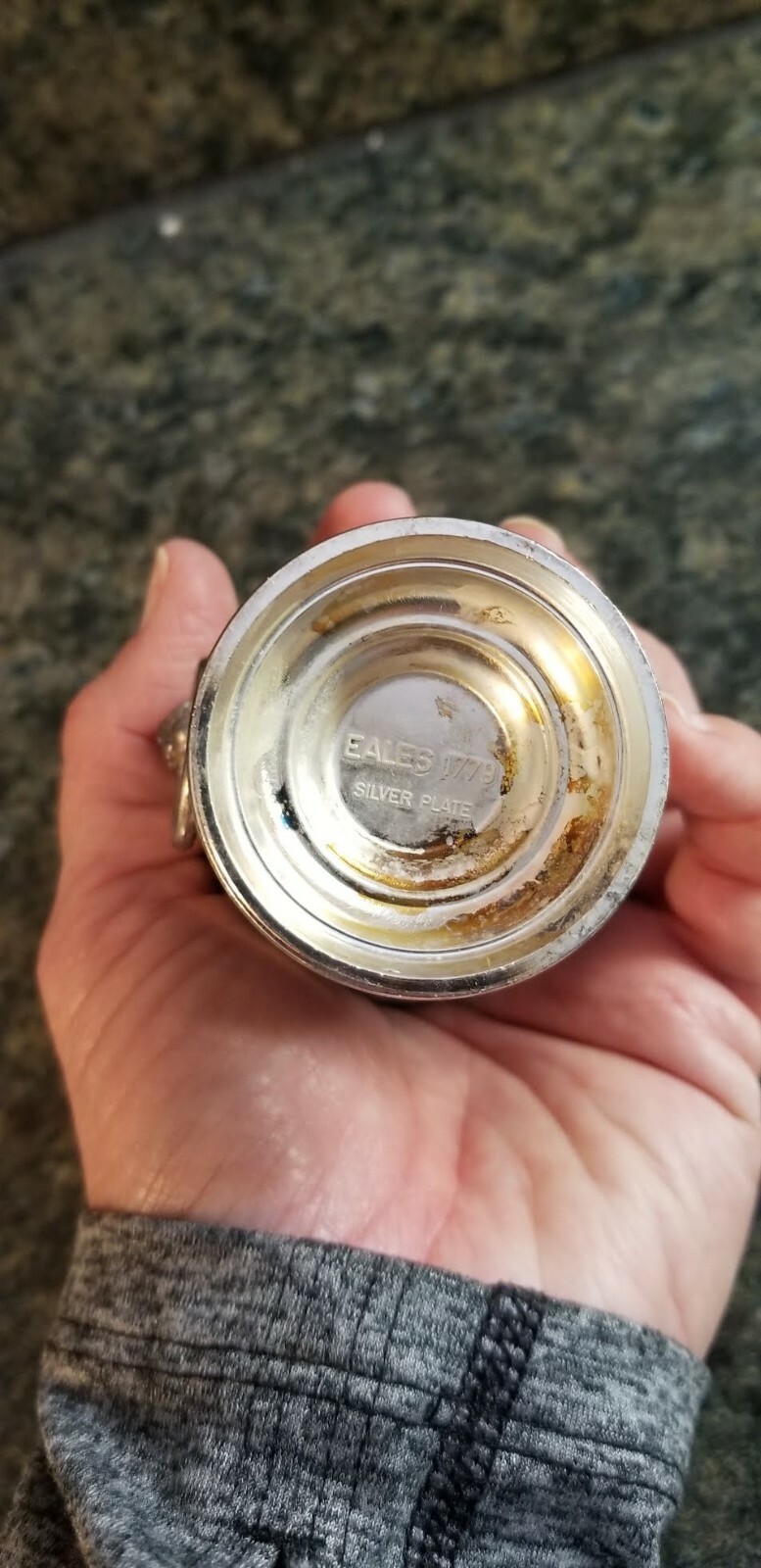 Vintage Eales 1779 Silver Plate Mini Champagne Bucket / Toothpick