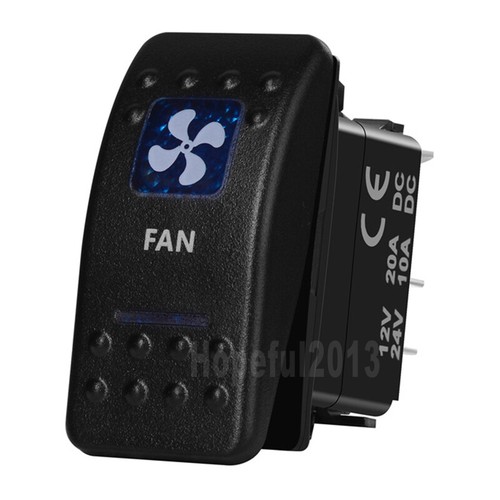 Interruptor basculante LED azul para coche barco ARB/CARLING/NARVA ESTILO 12V-24V impermeable - Imagen 9 de 67