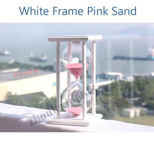 15/30/45/60 Min Holz Glas Sanduhr Sand Timer Uhr Home Office Dekor Geschenke - Bild 14 von 22