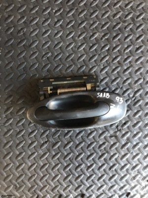 Saab 9-3 2002-2007 Türgriff Außen Heck Links Schwarz 12785558